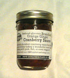 Brandied Orange Ginger Cranberry Sauce (sugar-free)