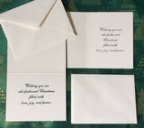 Old-fashioned Christmas cards set of 6