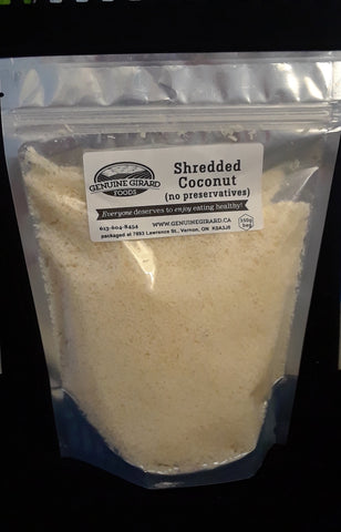 Coconut- (Unsweetened, Medium Shredded, No Preservatives)